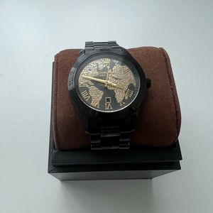 Michael Kors Watch Black w Gold
